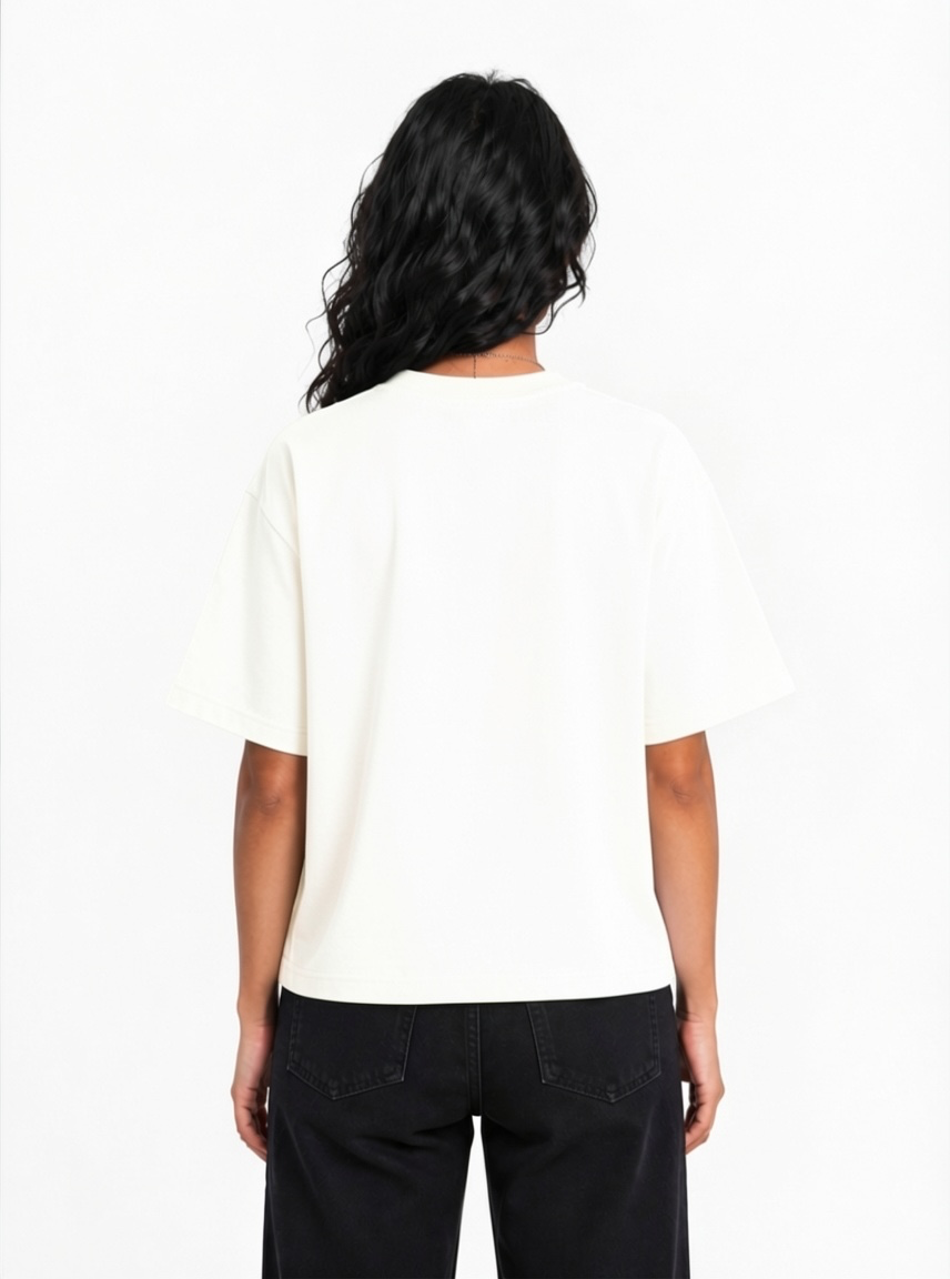 Box Fit Off-white T-shirt