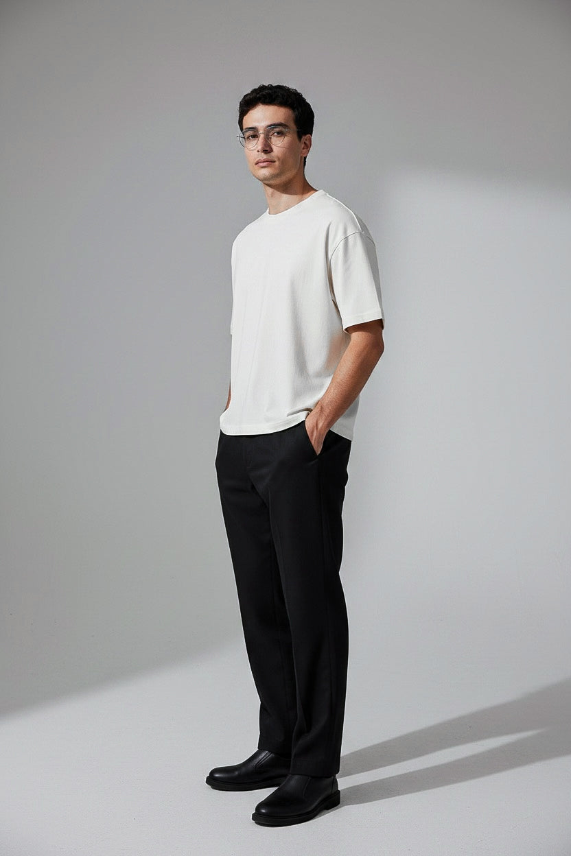 Box Fit Off-white T-shirt