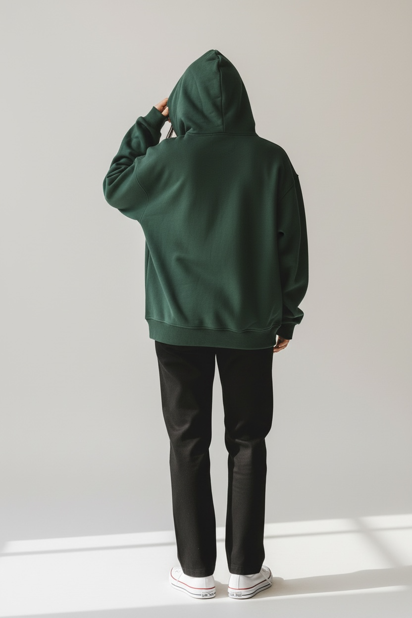 Green Rays Hoodie