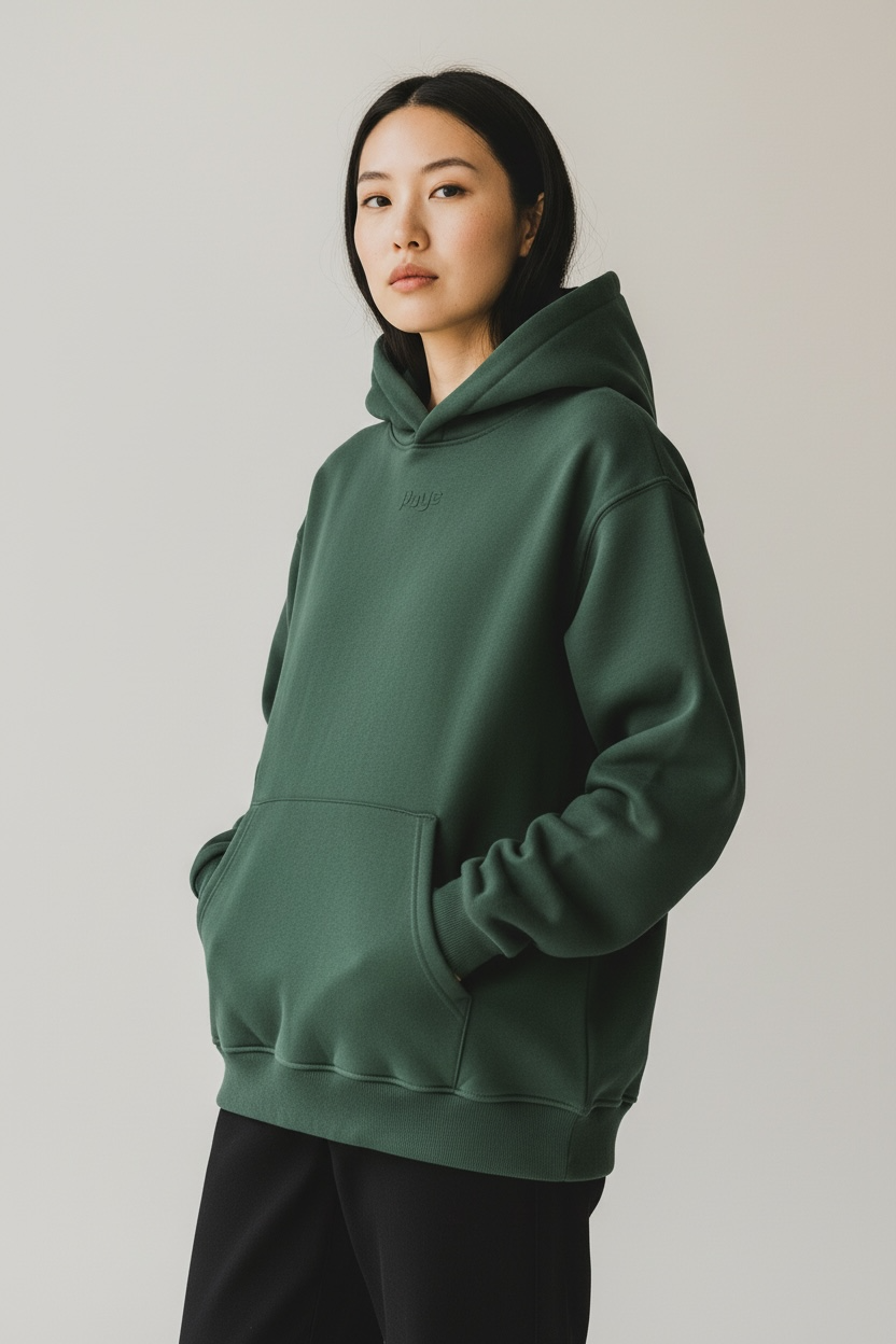 Green Rays Hoodie