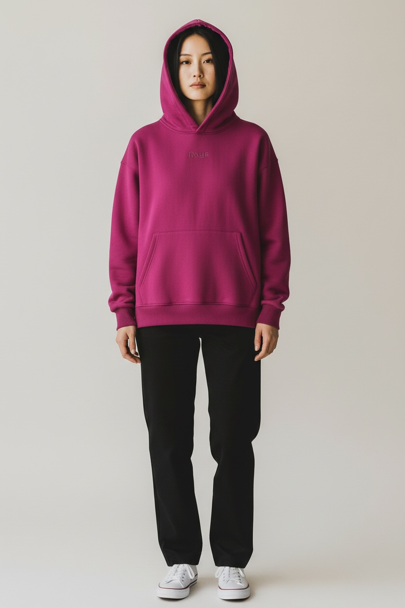 Raspberry Rays Hoodie