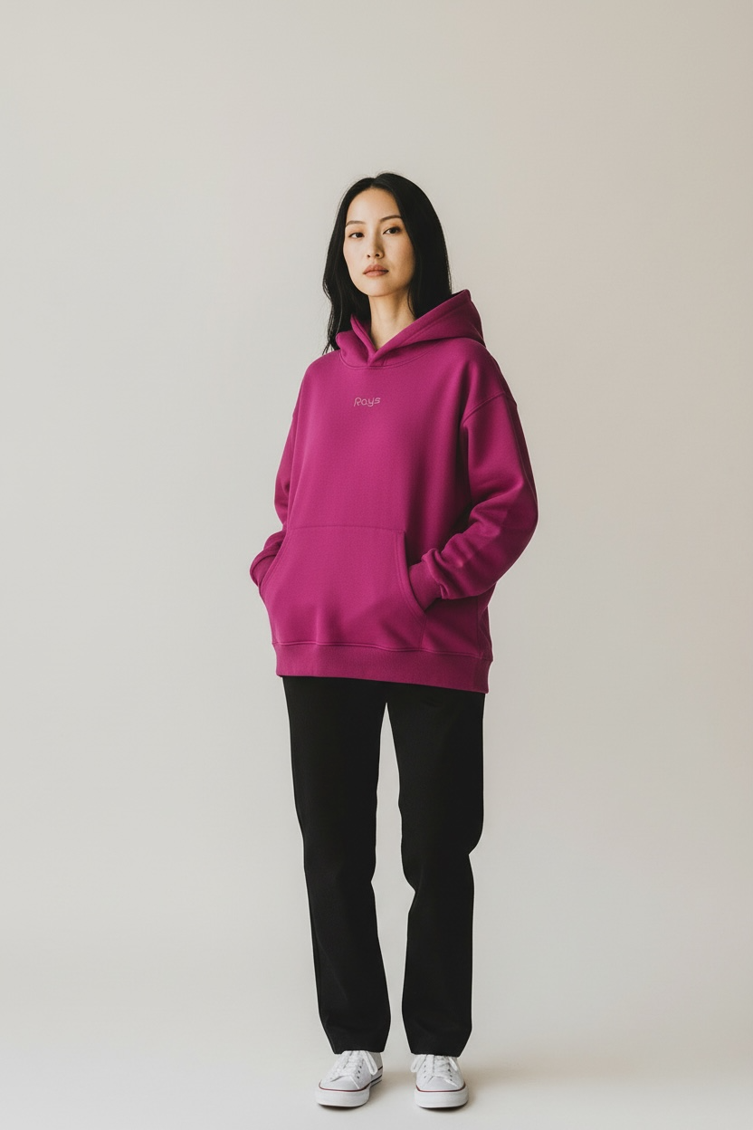 Raspberry Rays Hoodie