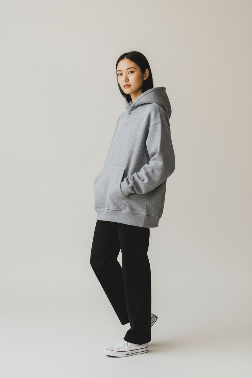Grey Rays Hoodie
