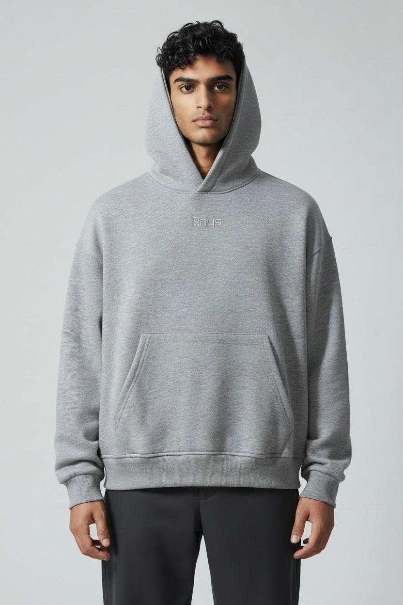 Grey Rays Hoodie