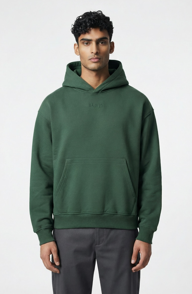 Green Rays Hoodie
