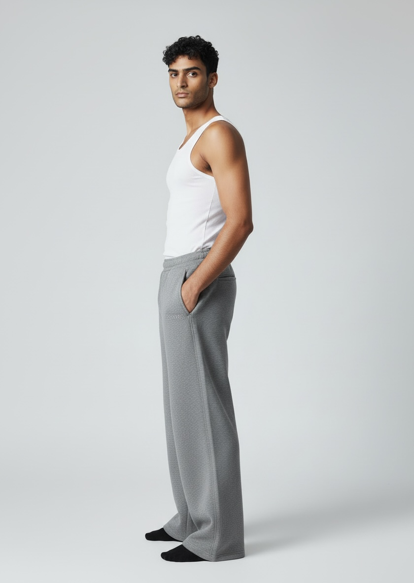 Grey Rays Pants