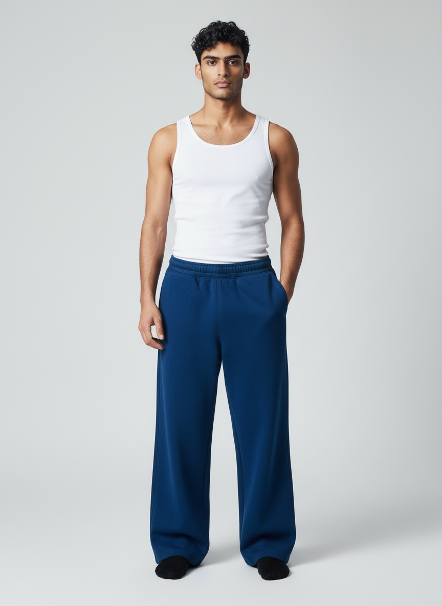 Blue Rays Pants