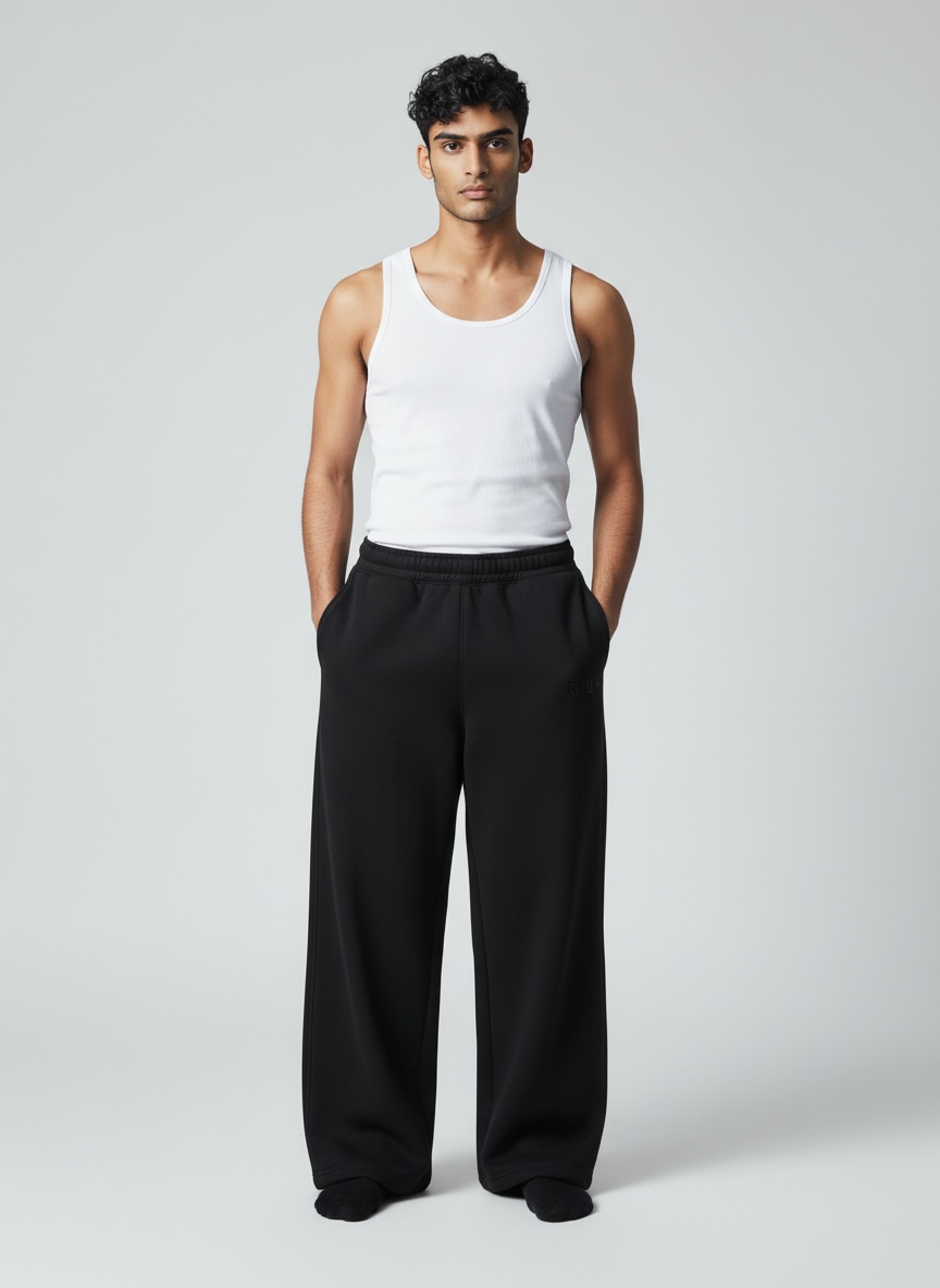 Black Rays Pants