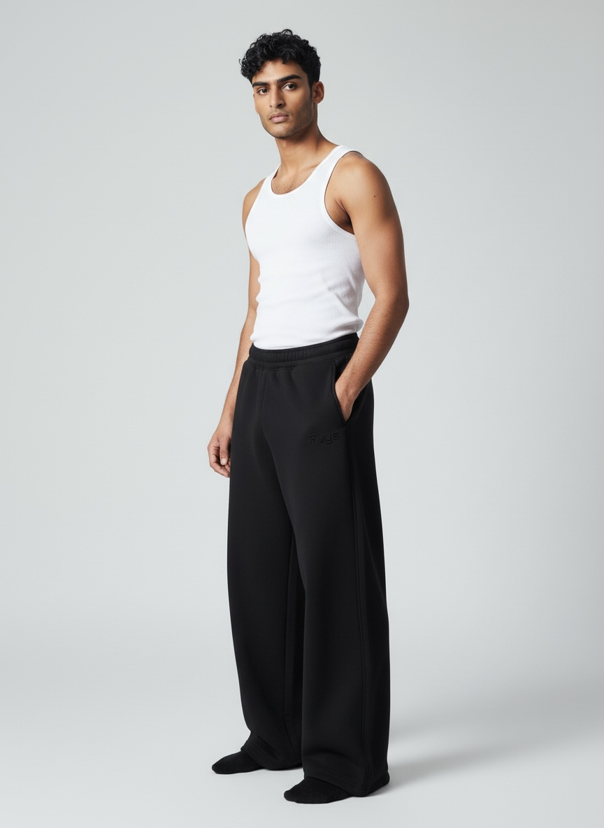 Black Rays Pants