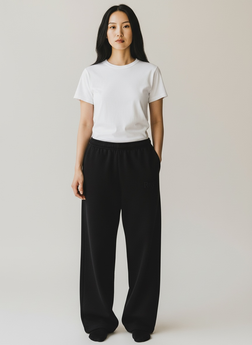 Black Rays Pants