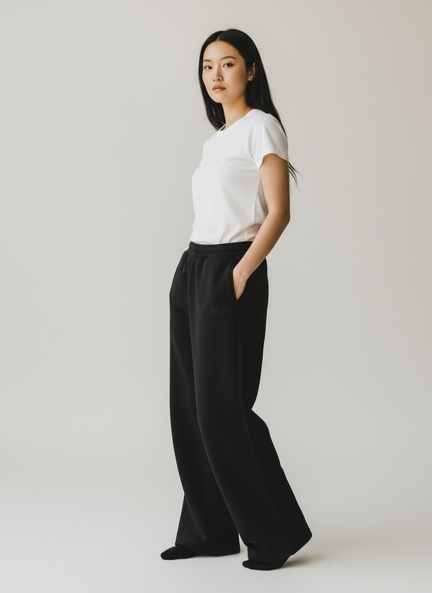 Black Rays Pants
