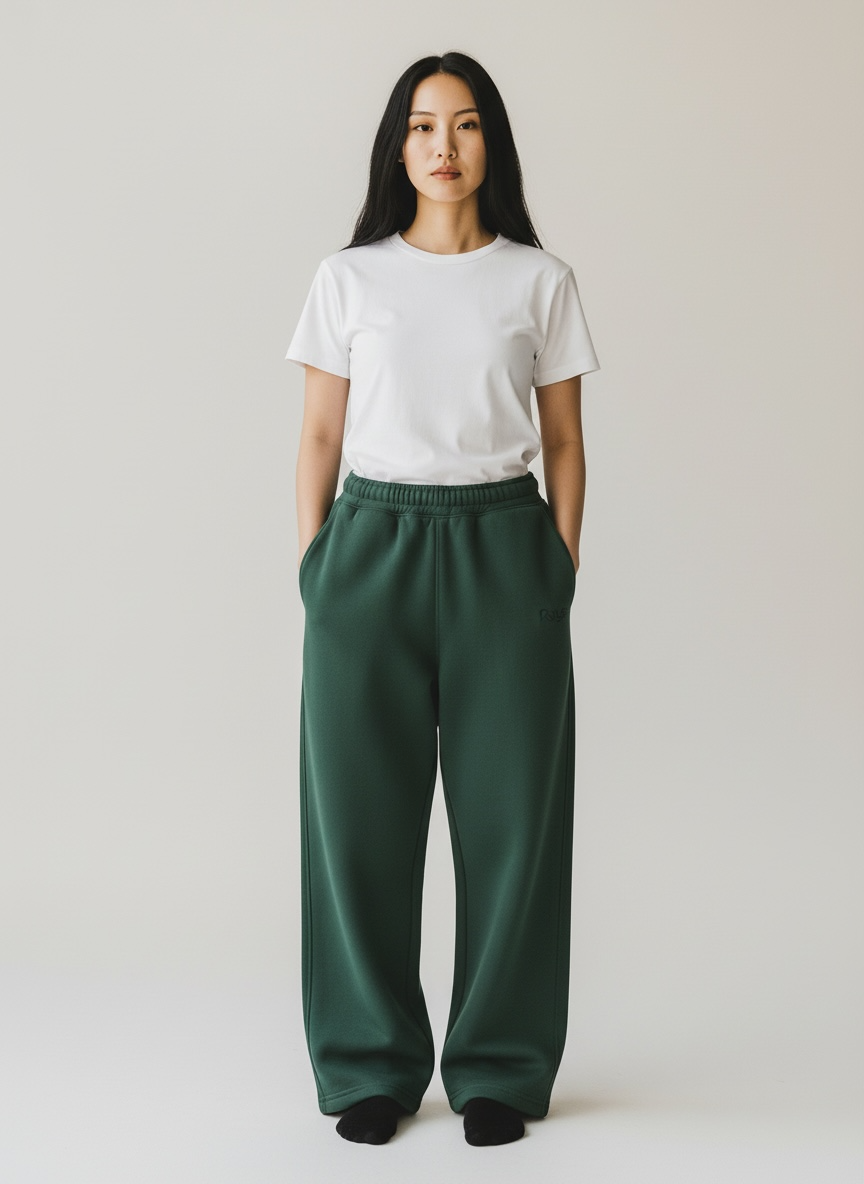 Green Rays Pants