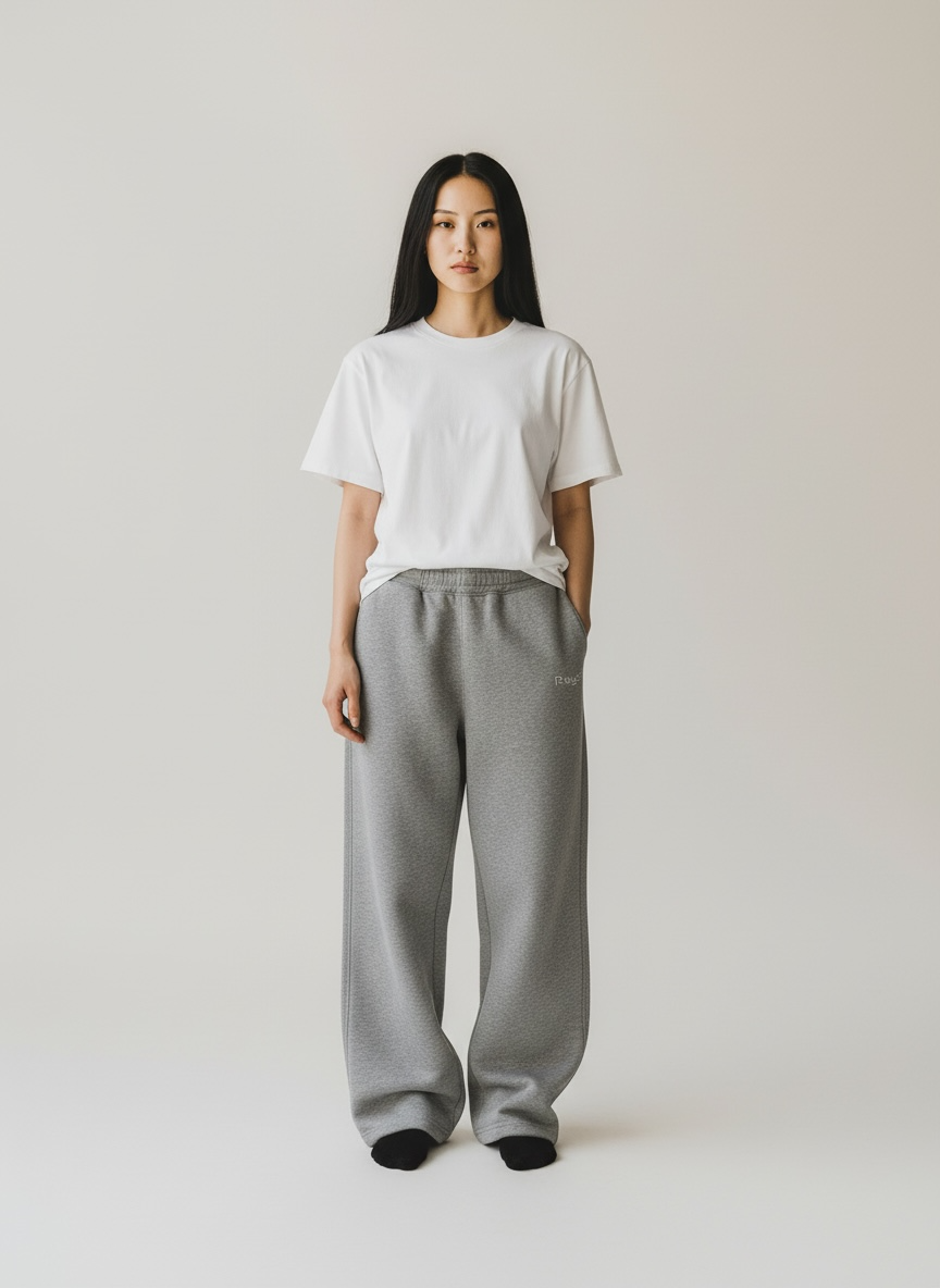 Grey Rays Pants