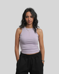 Lilac Ribbed Tank Top